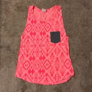 PINK Hot Pink Tank